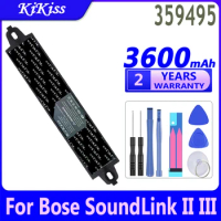 KiKiss 359495 359498 330105 404600 3600mAh Battery for Bose SoundLink Bluetooth Mobile Speaker II SoundLink III Batteries