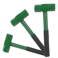 Sledge Hammer 1.13kg, 1.42kg, 1.75kg Drilling Sledge Hammer with No-Slip Rubber Handle Grip for for Gardening, Land Management