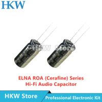 10pcs/lot 220uF 25V 10X20mm ELNA ROA ( Cerafine ) Series HiFi Audio Capacitor 220UF25V 10*20mm New and Original 25V220UF