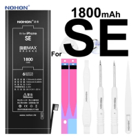 Nohon Battery For iPhone SE iPhoneSE 5SE 1700mAh-1800mAh High Capacity Li-polymer Bateria For Apple iPhone SE Batteries + Tools