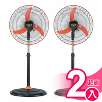 超值2入組【雙星牌】18吋飛刀型空氣循環涼風扇 TS-1899