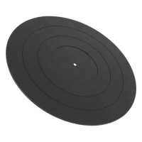 Retro Turntables For Vinyl Records Phonograph Mat Disc Silicone Platter Pad Professional Vinyl Felt Protective Silica Gel