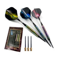 Professional Soft Tip Darts 3 Pcs/set of Competition Grade Darts 23g Rainbow Tungsten Steel Darts Set Darts Accessories