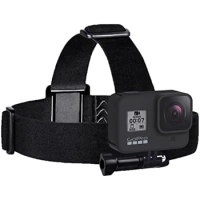 Head Strap Mount Compatible with GoPro Hero11, 10, 9, 8, Hero7 Black, 7 Silver, 7 White, Hero 6, 5, 4 DJI Osmo Action Cameras