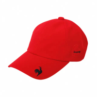 【LE COQ SPORTIF 公雞】官方直營 高爾夫系列 女款紅色愛心設計基本款高爾夫球帽QLU0J103