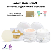 PAKET KHUSUS FLEK FREE SUNSCREEN SPF 30 PA ++++ Mencerahkan Kulit Wajah Menghilangkan Flek Hitam Dan