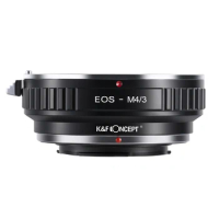 K&amp;F CONCEPT for EOS-M4/3 Lens Mount Adapter for Canon EOS EF Mount Lens to M4/3 MFT Olympus PEN and for Panasonic Lumix Cameras