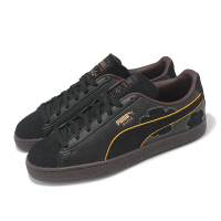 【PUMA】x 海賊王 休閒鞋 Suede 4 One Piece 男鞋 女鞋 黑 棕 黑鬍子 聯名 撞色 板鞋(396525-01)