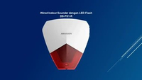 Hikvision Wired Indoor Sounder dengan LED Flash (Red) DS-PS1-R Alarm System
