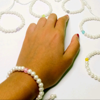 Gelang serut bola warna glosy/Gelang serut