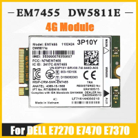 Module 4G + Antenna, EM7455 DW5811E, 3P10Y CAT6, Tương thích với DELL E7270 E7470 E7370 E5570 E5470,