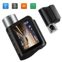 Timelytrust Dashcam 4K V50 GPS WIFI 24H Parking Monitor Dash Cam Night Vision Camera Car Video Recorder Interior DVR Front View