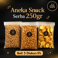 [DELISH SNACKS] Aneka Snack Grosir 250 Gram / Grosiran Kiloan Cemilan Camilan Murah Enak Asin Pedas 