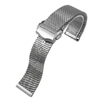FKMBD Solid Titanium Steel 20mm Watchband for Omega 007 Edition Seamaster DIVER 300M No Time To Die Watch Strap