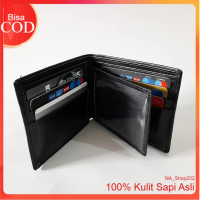 NA_Shop202 Dempet Lipat Pria Bahan Kulit Asli 100% - Dompet Kulit Pria - Dompet Kulit Asli- Dompet P