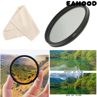 Simplicity Circular Polarization CPL Filter 37 39 40.5 43 46 49 52 55 58 62 67 72mm for Nikon Canon