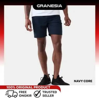 Anko Active Mens Gym Shorts |Celana Olahraga Lari Cowo Running Short XS Navy Core