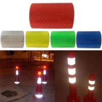 Safety Caution Reflective Tape Warning Tape Sticker Self Adhesive Tape 5cm x 1M