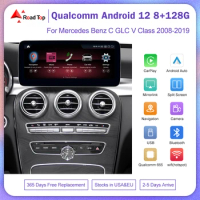 Android 12 Touch Screen for Mercedes Benz W205 GLC C V Class 2008-2019 GPS Wifi LTE BT With Carplay Android Auto Car Radio