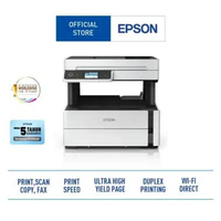 Epson M3170 EcoTank Monochrome Printer putih-abu