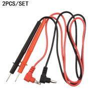 Terpilih Utama, 70cm Panjang, 1 Pasang, Universal, 1000v, 10A, Probe Multimeter, Plumbum Ujian, Untu