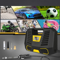 New smart car air pump car digital display air pump wireless car air pump portable car tire pump