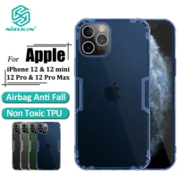 Nillkin Case For iPhone 12 Pro Max Luxury Transparent TPU For iPhone 12/12 Pro Case Soft Silicon Cover For iPhone 12 mini