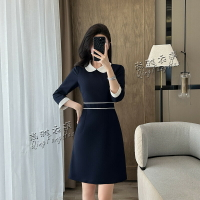 娃娃領洋裝 美容院美容師工作服 養生館技師服