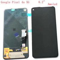 6.2“ Original Amoled For Google Pixel 4A 5G lcd screen digitizer touch glass full set GD1YQ G025I