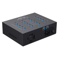 Sipolar A-213P industrial built in 5V22A power adapter 20 port usb 3.0 sync 1A charger hub for 3G 4G dongle modem iphone ipad