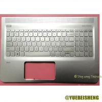 YUEBEISHENG New For HP ENVY 15-AE 15-AH M6-P M6-P113DX palmrest US keyboard upper cover 812692-001