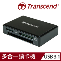 Transcend 創見 RDF8 高速USB 3.1 多合1讀卡機-黑(TS-RDF8K2)
