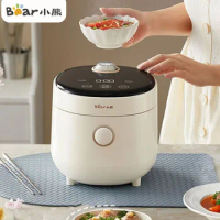 Bear Rice Cooker 1.6L Portable Multi-Function Electric Cooker Mini Quick Cooking Home Kitchen Appliances For Dormitory Office