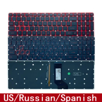 For Acer Nitro 5 AN515 AN515-51 AN515-52 AN515-53 AN515-41 AN515-42 AN515-31 Laptop Keyboard US Russian Spanish With Backlit