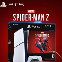 Sony PS5, PlayStation 5 Slim Console Digital Edition Marvel's Spider Man 2 Bundle 1TB (Full Game Dow