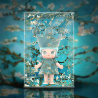 【AOWOBOX】Pop Mart 泡泡瑪特 MEGA ROYAL MOLLY 1000% 梵高博物馆 杏花 公仔專屬展示盒