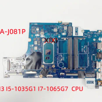LA-J081P For Inspiron 3493 3593 Laptop motherboard With I3-1005G1 I5-1035G1 I7-1065G7 CPU 100% Fully Tested