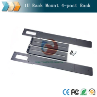 A Set Meraki MS355 MS450 1U Rack Mount 4-post Rack Rail for Cisco MS355-24X