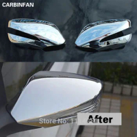 For Hyundai Elantra / Avante 2012 2013 ABS Chrome Car Door Side Mirror Cover/Rearview Side Door Mirrors Cover Trim 2pcs/Set