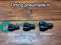 Fitting Pneumatik Y 4mm x 4mm x 4mm