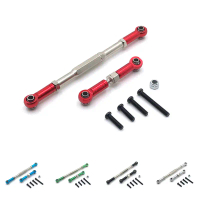 WPL C14 C24 B14 B24 B16 B36 MN D90 MN99S Adjustable Metal Servo Link Rod Steering Link RC Car Upgrad
