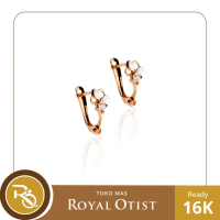 Anting Klip Emas Butterfly 16 K