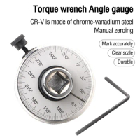 New Angle Torque Gauges Spanner High Hardness Good Toughness Silvering Long Handle Torque Wrench Repairing for Car