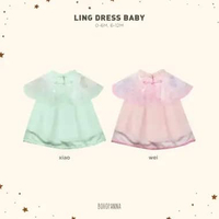 BOHOPANNA - LING DRESS BABY - Dress Imlek Anak - Baju Imlek 0-6M XIAO