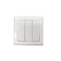MK Honeywell 3 Gang 10A Large Rocket Switch Slimline Plus (1 Way / 2 Way)
