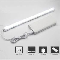 Kiseki Lampu Led Usb Lampu Neon Lampu belajar Neon Led Strip Cahaya Putih