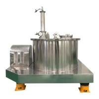 Full-Automatic PGZ Series Four-Legged Plate Centrifuge Scraper Lower Discharge Chemical Powder Residue Industrial Dehydrator