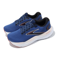 Brooks 慢跑鞋 Glycerin 21 D 女鞋 寬楦 藍 白 粉 回彈 透氣 甘油系列 路跑 厚底 運動鞋 1204081D496