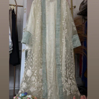 INNARA setelan outerCeruti organda/set kekinian/set bahan TANSEL Bordir/ dress Pesta Syari Mewah Rem