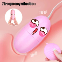 Sex Toys Mini Vibrator for Women 7 Frequency Vibration Wired Remote Control Vibrator Wear Vibrating Panties Couple Sex Toy Shop